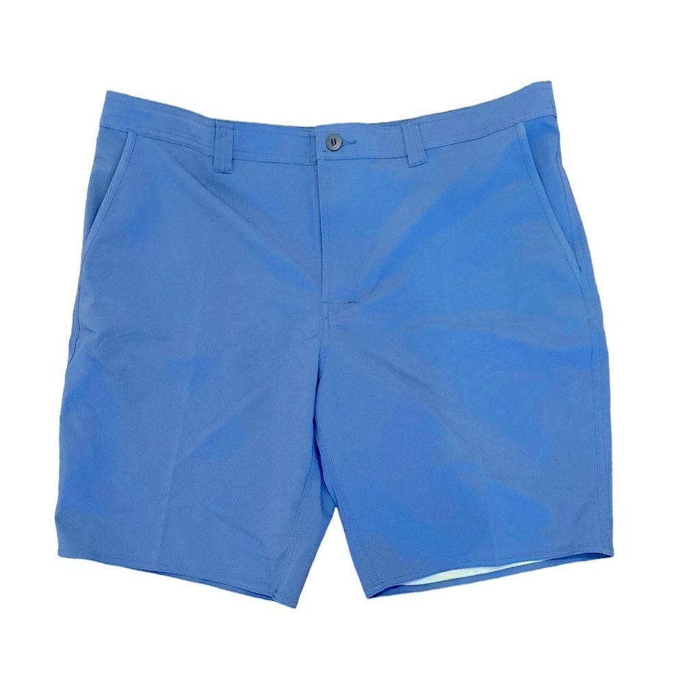 George Above Knee Stretch Outdoor Flat Front Blue Men’s Shorts 40 - NWT